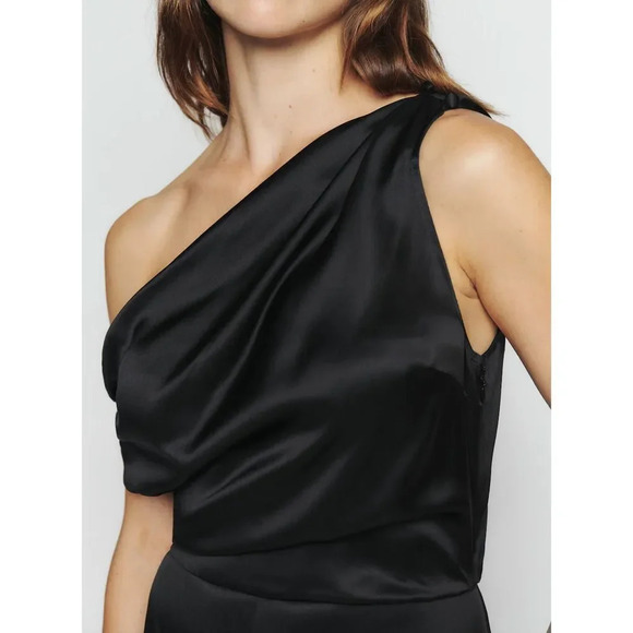 Reformation Annika Silk Jumpsuit NWT Size 2 - Picture 2 of 9